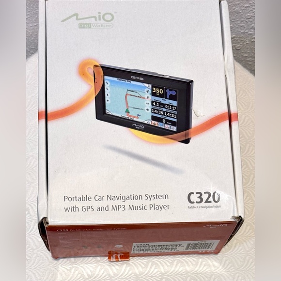 Mio Digi Walker GPS & MP3 Music Player C320 Portable Car Navigation System W Box - Picture 1 of 7